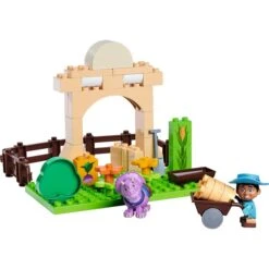 BIG Bloxx Dino Ranch Farm Set, Konstruktionsspielzeug -Spielwarenladen BIG Bloxx Dino Ranch Farm Set Konstruktionsspielzeug@@1914900 1