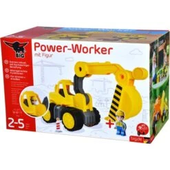 BIG Power-Worker Bagger + Figur, Spielfahrzeug -Spielwarenladen BIG Power Worker Bagger Figur Spielfahrzeug@@1788618 2