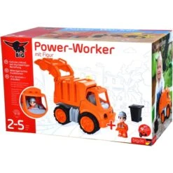 BIG Power-Worker Müllwagen + Figur, Spielfahrzeug -Spielwarenladen BIG Power Worker M llwagen Figur Spielfahrzeug@@1788621 3
