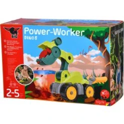 BIG Power-Worker Mini Dino T-Rex, Spielfahrzeug -Spielwarenladen BIG Power Worker Mini Dino T Rex Spielfahrzeug@@1788625 6