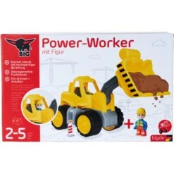 BIG Power-Worker Radlader + Figur, Spielfahrzeug -Spielwarenladen BIG Power Worker Radlader Figur Spielfahrzeug@@1788620 2