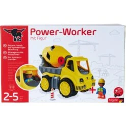 BIG Power-Worker Zementmischer + Figur, Spielfahrzeug 11 BIG Power-Worker Zementmischer + Figur, Spielfahrzeug -Spielwarenladen BIG Power Worker Zementmischer Figur Spielfahrzeug@@1788622 2