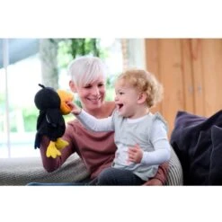 HABA Handpuppe Rabe Theo, Spielfigur -Spielwarenladen HABA Handpuppe Rabe Theo Spielfigur@@1912921 4