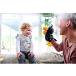 HABA Handpuppe Rabe Theo, Spielfigur -Spielwarenladen HABA Handpuppe Rabe Theo Spielfigur@@1912921 5