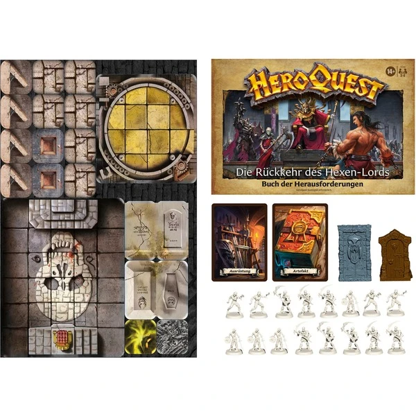Hasbro Avalon Hill HeroQuest - Die Rückkehr Des Hexen-Lords, Brettspiel – Bild 4