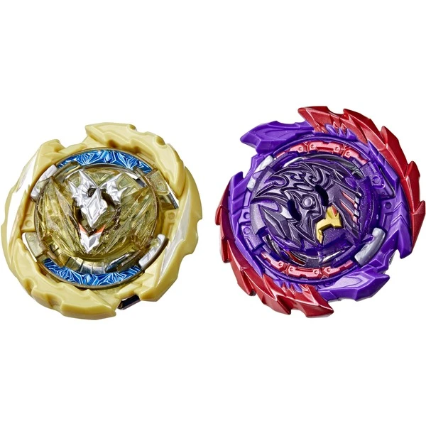 Hasbro Beyblade Burst QuadDrive Cyclone Belfyre F7 Und Berserk Balderov B7, Geschicklichkeitsspiel – Bild 2