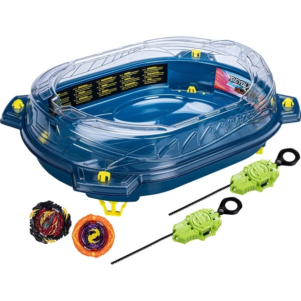 Hasbro Beyblade Burst QuadStrike Thunder Edge Battle Set, Geschicklichkeitsspiel 4 Hasbro Beyblade Burst QuadStrike Thunder Edge Battle Set, Geschicklichkeitsspiel – Bild 2