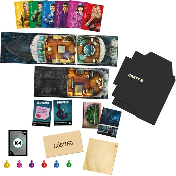 Hasbro Cluedo Sabotage Auf Hoher See, Brettspiel – Bild 6