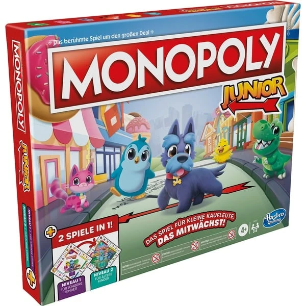 Hasbro Monopoly Junior, Brettspiel 3 Hasbro Monopoly Junior, Brettspiel