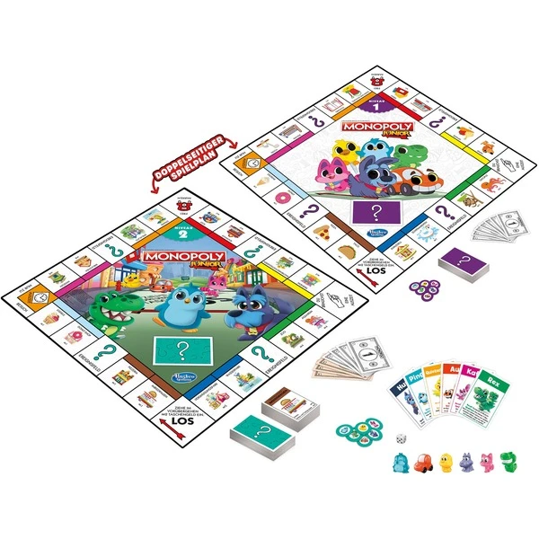 Hasbro Monopoly Junior, Brettspiel 4 Hasbro Monopoly Junior, Brettspiel – Bild 2