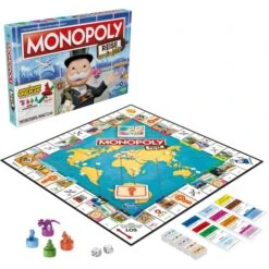 Hasbro Monopoly Reise Um Die Welt, Brettspiel -Spielwarenladen Hasbro Monopoly Reise um die Welt Brettspiel@@1858540 1