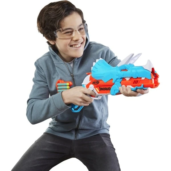 Hasbro Nerf DinoSquad Tricera-Blast, Nerf Gun 13 Hasbro Nerf DinoSquad Tricera-Blast, Nerf Gun – Bild 11