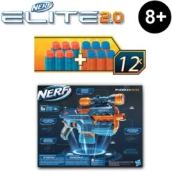 Hasbro Nerf Elite 2.0 Phoenix CS-6, Nerf Gun -Spielwarenladen Hasbro Nerf Elite 2 0 Phoenix CS 6 Nerf Gun@@1sshne06 3