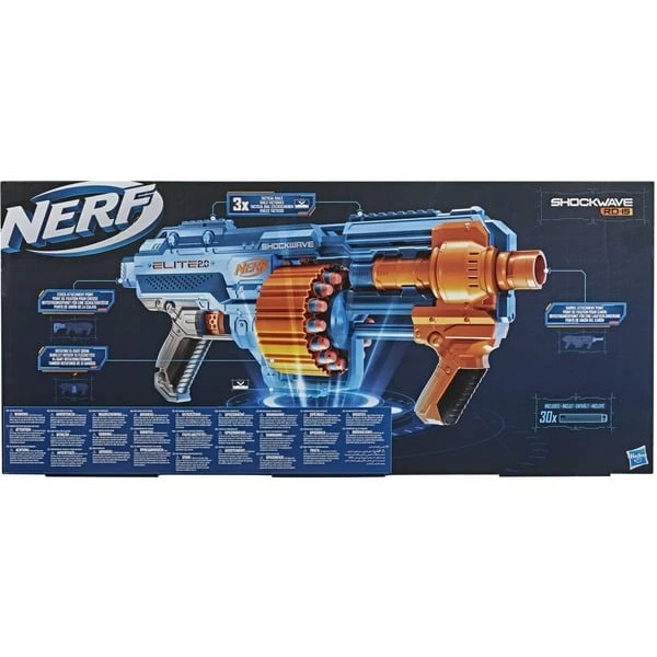 Hasbro Nerf Elite 2.0 Shockwave RD-15, Nerf Gun – Bild 4