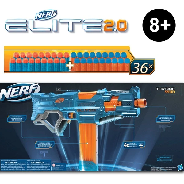 Hasbro Nerf Elite 2.0 Turbine CS-18, Nerf Gun – Bild 4