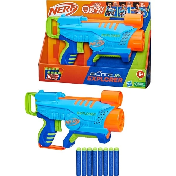 Hasbro Nerf Elite Junior Explorer, Nerf Gun 3 Hasbro Nerf Elite Junior Explorer, Nerf Gun