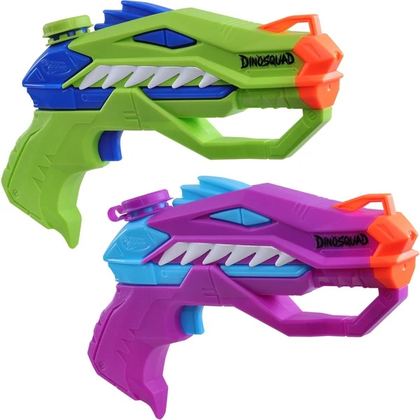 Hasbro Nerf Super Soaker DinoSquad Raptor Surge Dual Pack, Wasserpistole