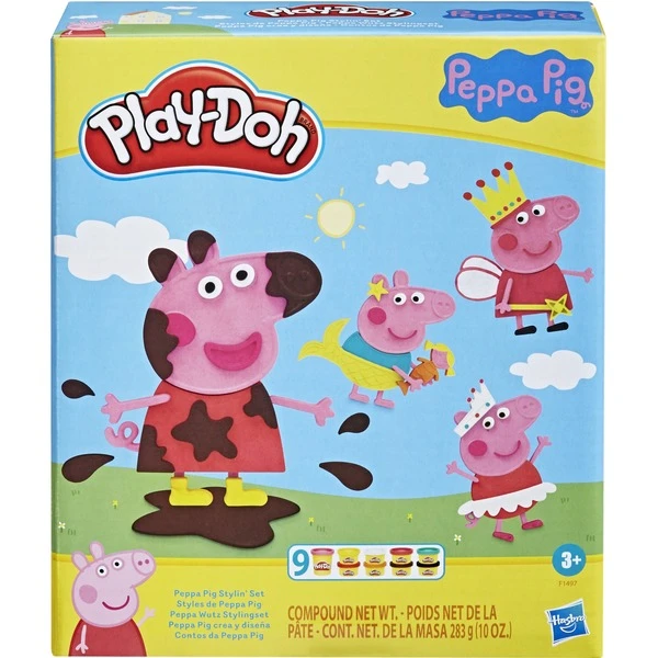 Hasbro Play-Doh Peppa Wutz Stylingset, Kneten 5 Hasbro Play-Doh Peppa Wutz Stylingset, Kneten – Bild 3