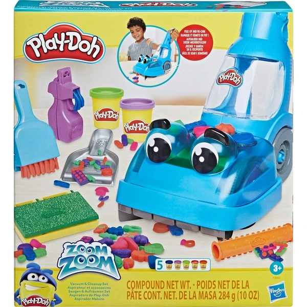 Hasbro Play-Doh Zoom Zoom Saugen Und Aufräumen Set, Kneten 5 Hasbro Play-Doh Zoom Zoom Saugen Und Aufräumen Set, Kneten – Bild 3