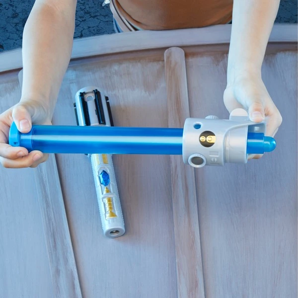 Hasbro Star Wars Lightsaber Forge Obi-Wan Kenobi Elektronisches Blaues Lichtschwert, Rollenspiel – Bild 9