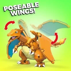 MEGA Pokémon Glurak, Konstruktionsspielzeug -Spielwarenladen MEGA Pok mon Glurak Konstruktionsspielzeug@@1754450 7