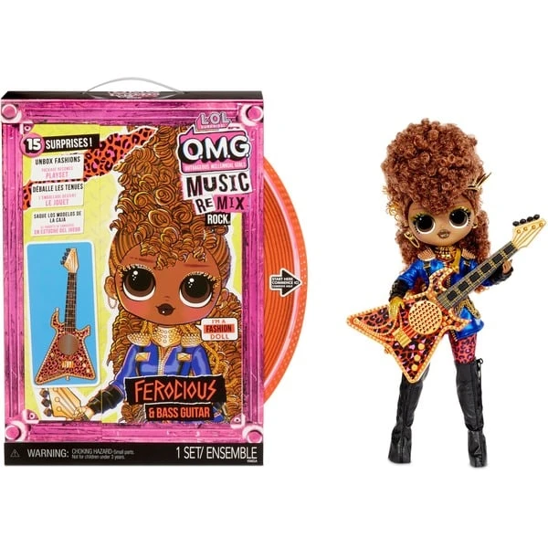 MGA Entertainment L.O.L. Surprise OMG Remix Rock - Ferocious And Bass Guitar, Puppe 3 MGA Entertainment L.O.L. Surprise OMG Remix Rock - Ferocious And Bass Guitar, Puppe