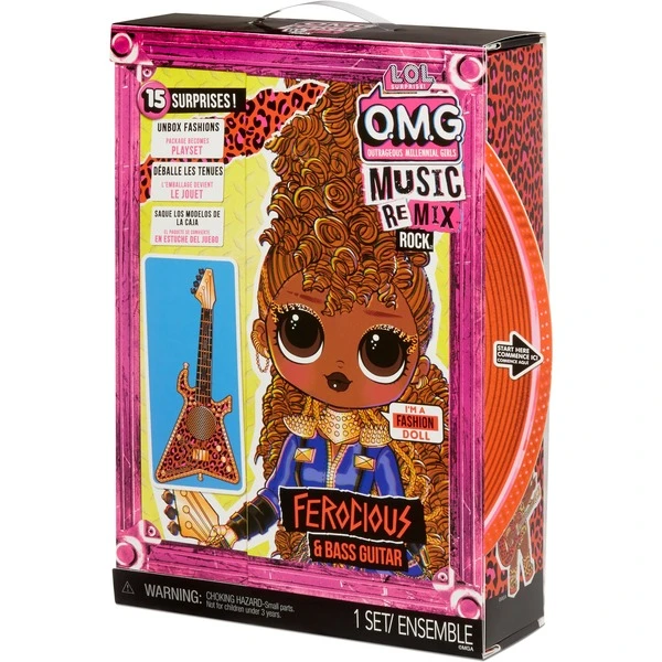 MGA Entertainment L.O.L. Surprise OMG Remix Rock - Ferocious And Bass Guitar, Puppe 6 MGA Entertainment L.O.L. Surprise OMG Remix Rock - Ferocious And Bass Guitar, Puppe – Bild 4