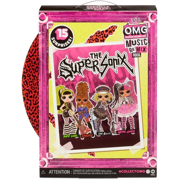 MGA Entertainment L.O.L. Surprise OMG Remix Rock - Ferocious And Bass Guitar, Puppe 7 MGA Entertainment L.O.L. Surprise OMG Remix Rock - Ferocious And Bass Guitar, Puppe – Bild 5