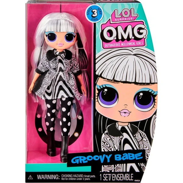 MGA Entertainment L.O.L. Surprise OMG Serie 3 - Groovy Babe, Puppe