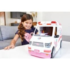 Mattel Barbie 2-in-1 Krankenwagen Spielset (mit Licht & Geräuschen), Spielfahrzeug -Spielwarenladen Mattel Barbie 2 in 1 Krankenwagen Spielset mit Licht Ger uschen Spielfahrzeug@@1ssmubcq 10