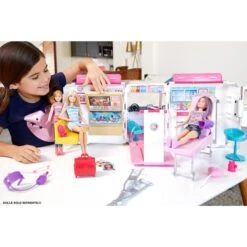 Mattel Barbie 2-in-1 Krankenwagen Spielset (mit Licht & Geräuschen), Spielfahrzeug -Spielwarenladen Mattel Barbie 2 in 1 Krankenwagen Spielset mit Licht Ger uschen Spielfahrzeug@@1ssmubcq 11