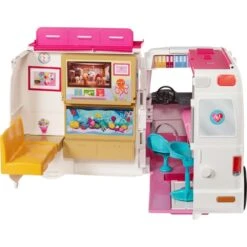 Mattel Barbie 2-in-1 Krankenwagen Spielset (mit Licht & Geräuschen), Spielfahrzeug -Spielwarenladen Mattel Barbie 2 in 1 Krankenwagen Spielset mit Licht Ger uschen Spielfahrzeug@@1ssmubcq 31