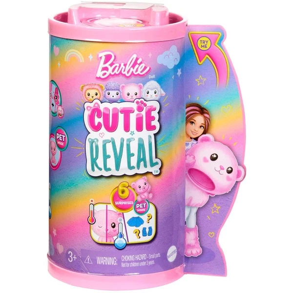 Mattel Barbie Cutie Reveal Chelsea Cozy Cute Serie - Teddybär, Puppe – Bild 5