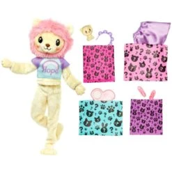 Mattel Barbie Cutie Reveal Cozy Cute Serie - Löwe, Puppe -Spielwarenladen Mattel Barbie Cutie Reveal Cozy Cute Serie L we Puppe@@1919235 2