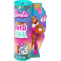 Mattel Barbie Cutie Reveal Dschungel Serie - Tiger, Puppe -Spielwarenladen Mattel Barbie Cutie Reveal Dschungel Serie Tiger Puppe@@100024218 6