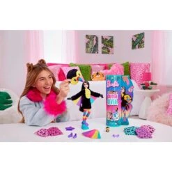 Mattel Barbie Cutie Reveal Dschungel Serie - Tukan, Puppe -Spielwarenladen Mattel Barbie Cutie Reveal Dschungel Serie Tukan Puppe@@100024222 6