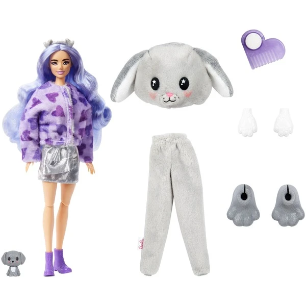 Mattel Barbie Cutie Reveal Puppe Mit Welpen-Plüschkostüm Und 10 Überraschungen – Bild 2