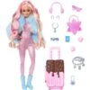 Mattel Barbie Extra Fly - Barbie-Puppe Mit Winterkleidung -Spielwarenladen Mattel Barbie Extra Fly Barbie Puppe mit Winterkleidung@@1919231