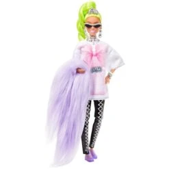 Spielwarenladen -Spielwarenladen Mattel Barbie Extra Puppe Neongr nes Haar@@1806312 1