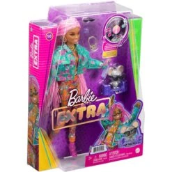 Mattel Barbie Extra Puppe Mit Pinken Flechtzöpfen -Spielwarenladen Mattel Barbie Extra Puppe mit pinken Flechtz pfen@@1758014 5