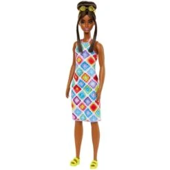 Mattel Barbie Fashionistas-Puppe Mit Dutt Und Gehäkeltem Kleid -Spielwarenladen Mattel Barbie Fashionistas Puppe mit Dutt und geh keltem Kleid@@1919155 1