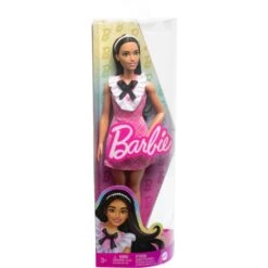 Mattel Barbie Fashionistas-Puppe Mit Schwarzem Haar Und Karokleid 13 Mattel Barbie Fashionistas-Puppe Mit Schwarzem Haar Und Karokleid -Spielwarenladen Mattel Barbie Fashionistas Puppe mit schwarzem Haar und Karokleid@@1919148 5