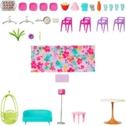 Mattel Barbie Malibu Haus, Spielgebäude -Spielwarenladen Mattel Barbie Malibu Haus Spielgeb ude@@1846659 12