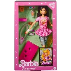 Mattel Barbie Rewind 80er Retro-Serie - Filmabend-Puppe -Spielwarenladen Mattel Barbie Rewind 80er Retro Serie Filmabend Puppe@@100011060 1