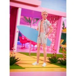 Mattel Barbie Signature The Movie - Ken Puppe Mit Gestreiftem Strand-Outfit In Pastellrosa Und Grün, Spielfigur -Spielwarenladen Mattel Barbie Signature The Movie Ken Puppe mit gestreiftem Strand Outfit in Pastellrosa und Gr n Spielfigur@@1918852 6