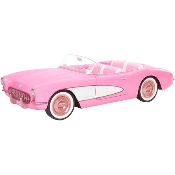 Mattel Barbie Signature The Movie - Pinke Corvette Fahrzeug Zum Film, Spielfahrzeug