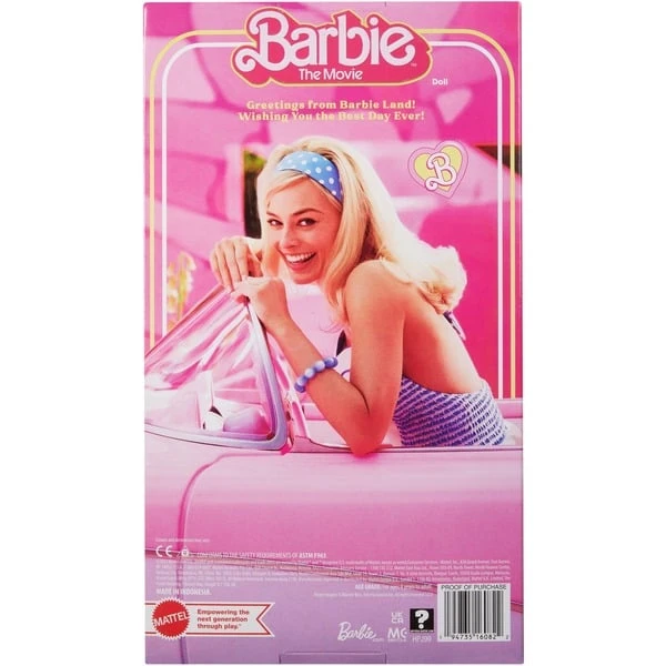 Mattel Barbie The Movie - Margot Robbie Als Barbie: Puppe Im Goldenem Disco-Jumpsuit 8 Mattel Barbie The Movie - Margot Robbie Als Barbie: Puppe Im Goldenem Disco-Jumpsuit – Bild 6