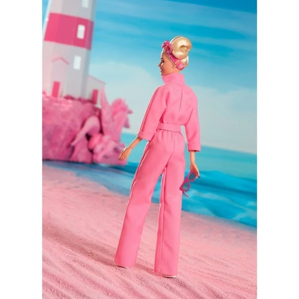 Mattel Barbie The Movie - Margot Robbie Als Barbie: Puppe Im Rosa Jumpsuit – Bild 4