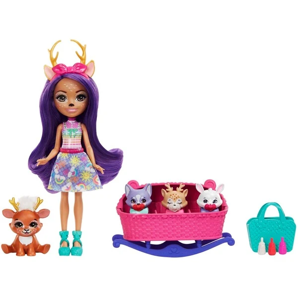 Mattel Enchantimals Baby Bestie Danessa Deer & Sprint, Puppe 4 Mattel Enchantimals Baby Bestie Danessa Deer & Sprint, Puppe – Bild 2