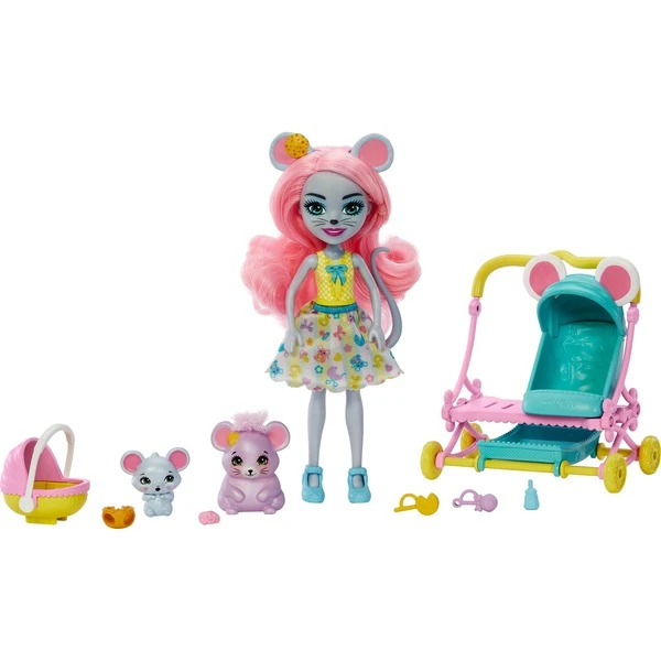 Mattel Enchantimals City Tails - Mausbuggy Puppe Und Zubehör, Spielfigur – Bild 3